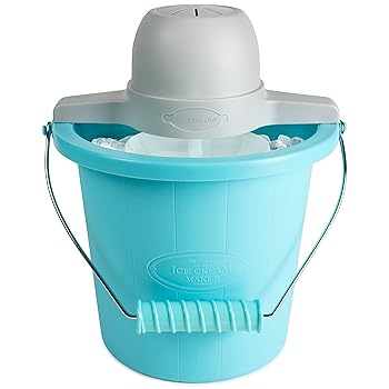 【中古】並行輸入Nostalgia Electrics ICMP400BLUE 4-Quart Electric Ice Cream Maker クリーム製造業者