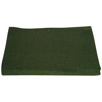 【中古】オリーブドラブ非常に暖かい家庭/キャンプウールブランケット - 60×80インチ