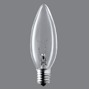 【中古】パナソニック ケース販売 5個セット シャンデリア電球 E17口金 40形 32ミリ径 ガラスクリア LC110V40WCE17D_set