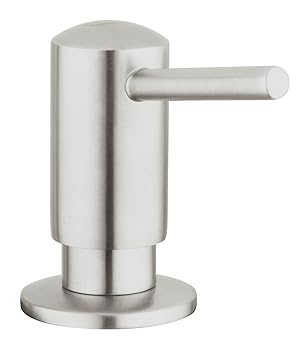 【中古】GROHE 40536DC0タイムレスソープ/ローション剤ディスペンサー、スーパースチールインフィニティーフィニッシュ