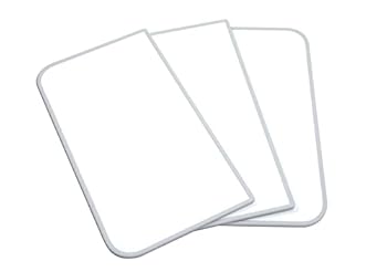 【中古】東プレ 軽銀取り合わせ式風呂上蓋 波紋3枚割 L15 白いこと/白いこと 73×148糎