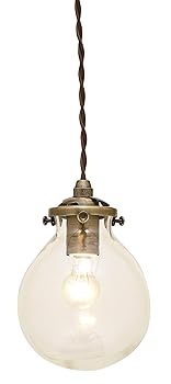 【中古】インタ-フォルム ペンダントライト LT-9823CL マルヴェル 白熱球付 クリア ガラス 北欧 しずく 複数吊り