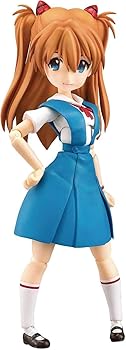 【中古】パルフォムR! ヱヴァンゲリヲン新劇場版 式波・アスカ・ラングレー 制服Ver. ノンスケール ABS&PVC製 塗装済み可動フィギュア