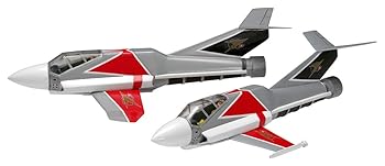 【中古】ウェーブ マイティジャック ピブリダー 2機セット 1/48スケール 全長約16cm プラモデル UT-041画像