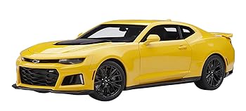 【中古】AUTOart 1/18 シボレー カマロ ZL1 2017 イエロー 完成品 71205