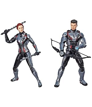 【中古】アベンジャーズ / エンドゲーム ハズブロ マーベルレジェンド ターゲット限定 6インチ アクションフィギュア 2パック ホークアイ & ブラックウィ