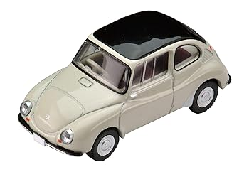 【中古】トミカリミテッドヴィンテージ 1/64 LV-182a スバル360 オープンカー 象牙色 60年式 幌閉 為し終わる品 ミニカー・トイカー-おもちゃ