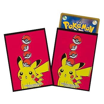 【中古】ポケモンセンターオリジナル ポケモンカードゲーム デッキシールド Pikachu drawing