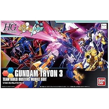 【中古】HGBF 1/144 ガンダムトライオン3 ガンダムビルドファイターズトライ 9,553円
