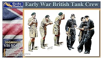【中古】【39shop】ゲッコーモデル★1/35 第二次世界大戦 イギリス軍戦車クルー 前期 プラモデル GEC35GM0022（良い）｜アトリエ絵利奈