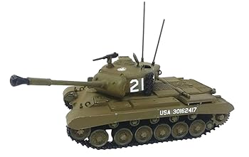 【中古】アトランティスモデル 1/48 アメリカ軍 M46パットン中戦車 旧オーロラ プラモデル ATLAMCA301