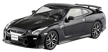 【中古】青島文化教材社 1/32 ザ・スナップキットシリーズ ニッサン GT-R メテオフレークブラックパール 色分け済みプラモデル 07-C