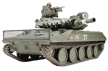 【中古】タミヤ 1/16 ビッグタンクシリーズ No.13 アメリカ軍 空挺戦車 M551 シェリダン ディスプレイモデル プラモデル 36213