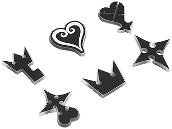 【中古】【39shop】キングダム★ハーツ ラバーマグネット エンブレムセット（良い）｜アトリエ絵利奈
