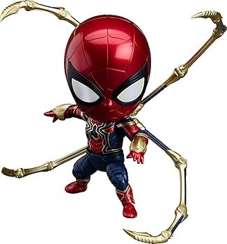 【中古】ねんどろいど アベンジャーズ/インフィニティ・ウォー アイアン・スパイダー インフィニティ・エディション ノンスケール ABS&PVC製 塗装済み可