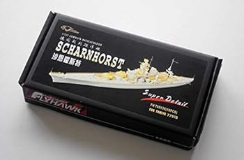 【中古】フライホークモデル 1/700 第二次世界大戦 ドイツ海軍 戦艦 シャルンホルスト タミヤ77518用 プラモデル用パーツ FLYFH700138