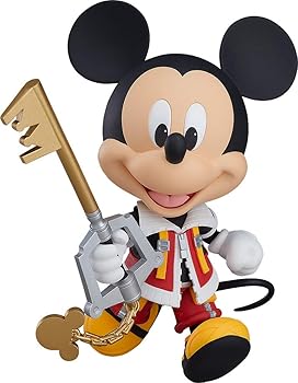 【中古】ねんどろいど キングダム ハーツII 王様 ミッキーマウス ノンスケール ABS&PVC製 塗装済み可動フィギュア