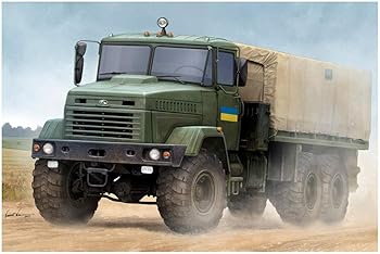 【中古】【39shop】ホビーボス★1/35 ファイティングヴィークルシリーズ ウクライナ軍 KrAZ-6322ソルダート プラモデル 85512(良い)|アトリエ絵利奈