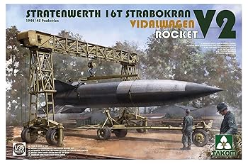 【中古】タコム 1/35 ドイツ シュトラーテンヴェルト社 16t ガントリークレーン w/フィダルワーゲン & V2ロケット 1944/45年生産 プラモデル TKO2123