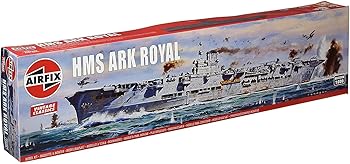 【中古】【39shop】エアフィックス★1/600 ヴィンテージクラシックス イギリス軍 HMS アークロイヤル プラモデル X-4208V(非常に良い)｜アトリエ絵利奈