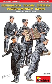 【中古】ミニアート 1/35 ドイツ軍 戦車兵 ノルマンディ1944 5体入 特別版 プラモデル MA35275