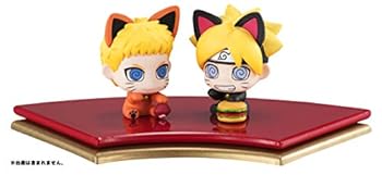 【中古】ぷちきゃらランド 招き猫 BORUTO-ボルト- NARUTO NEXT GENERATIONS 親子招き猫だってばさ! 約50mm PVC製 塗装済み完成品フィギュア