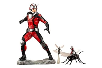 【中古】ARTFX+ MARVEL UNIVERSE アストニッシングアントマン&ワスプ 1/10スケール PVC製 塗装済み簡易組立フィギュア