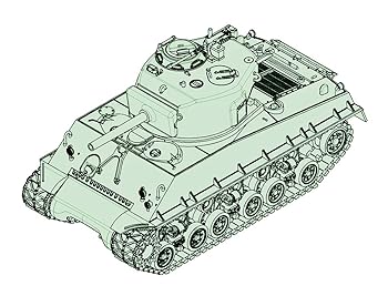 【中古】トランペッター 1/72 M4A3E8 シャーマン 105mm プラモデル 07168