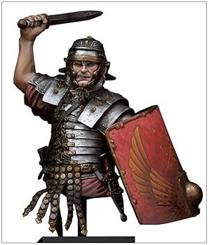 【中古】【39shop】DGアートワーク★1/12 1世紀 古代ローマ軍団兵 バストモデル 未塗装レジン製組み立てキット DG12B001(良い)|アトリエ絵利奈