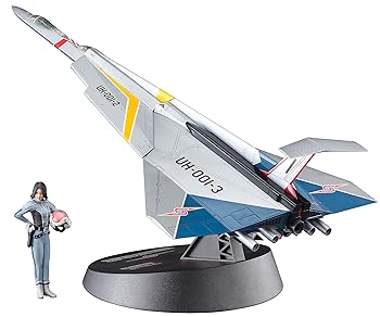 【中古】ハセガワ ウルトラホーク1号 w/アンヌ隊員フィギュア 1/144スケール レジンフィギュア&プラモデル SP391