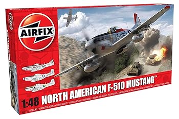 【中古】エアフィックス 1/48 アメリカ空軍 ノースアメリカン F-51D マスタング プラモデル X5136
