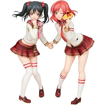 【中古】アルター ラブライブ！スクールアイドルフェスティバル 矢澤にこ＆西木野真姫 バレンタイン編 1/7 完成品フィギュア