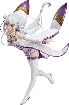 【中古】Re:ゼロから始める異世界生活 エミリア 1/7スケール ABS&PVC製 塗装済み完成品フィギュア