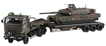 【中古】【39shop】青島文化教材社★1/72 ミリタリーモデルキットシリーズ No.16 陸上自衛隊 10式戦車 73式特大型セミトレーラー プラモデル(非常に良い)|アトリエ絵利奈