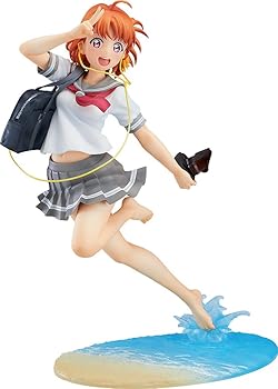 【中古】With Fans! ラブライブ! サンシャイン!! 高海千歌?? Blu-rayジャケットVer. 1/7スケール ABS&PVC製 塗装済み完成品フィギュア