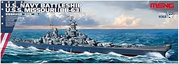 【中古】【39shop】モンモデル★1/700 アメリカ海軍 戦艦 ミズーリ BB-63 色分け済みプラモデル MPS004（良い）｜アトリエ絵利奈