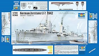 【中古】トランペッター 1/700 独海軍 Z級駆逐艦 Z-7 1942並行輸入品
