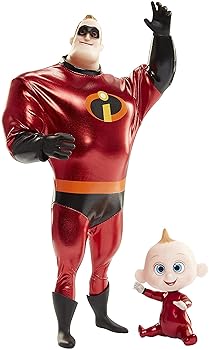 【中古】【39shop】The★Incredibles 2 ジャックスパシフィック インクレディブルファミリー 12インチアクションフィギュア : ミスターインクレディブル&ジャックジ(非常に良い)|アトリエ絵利奈