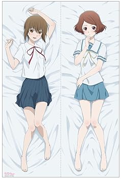 【中古】サクラダリセット 春埼美空 & 相麻菫 抱枕カバー添い寝シーツ 抱枕時約500mmW×1500mmH / 添い寝シーツ時約1000mmW×1500mmH画像