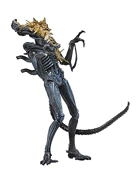 【中古】【39shop】NECA★- Aliens 7" scale action figure - Series 12 Xenomorph Warrior Blue Battle Damaged(非常に良い)|アトリエ絵利奈