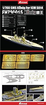 【中古】【39shop】1/700★ドイツ海軍 弩級戦艦ケーニヒICM S014キット対応FH780015 SMS KONIG for ICM S014(非常に良い)|アトリエ絵利奈
