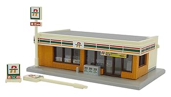 【中古】ロクハン Zゲージ S049-1 コンビニエンスストア 橙