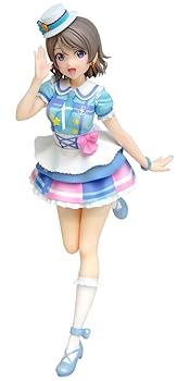 【中古】ウェーブ Dream Tech ラブライブ!サンシャイン!! 渡辺 曜 君のこころは輝いてるかい?Ver. 1/8スケール PVC製 塗装済み 完成品 フィギュア