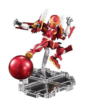 【中古】NXEDGE STYLE エヴァンゲリオン EVA UNIT エヴァンゲリオン2号機+S型装備 約100mm ABS&PVC製 塗装済み可動フィギュア
