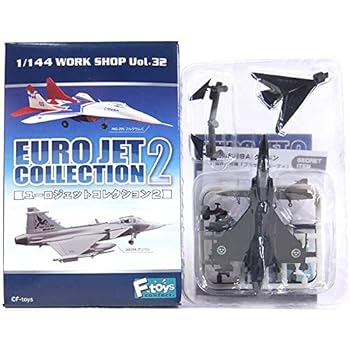 【中古】【39shop】2S★エフトイズ 1/144 ユーロジェットコレクション Vol.2 シークレット JAS39A/C グリペン 試作2号機 ブラックビューティ 単品(良い)|アトリエ絵利奈