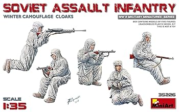 【中古】【39shop】ミニアート★1/35 ソビエト軍 突撃歩兵 冬季迷彩服仕様 5体入 プラモデル MA35226(非常に良い)|アトリエ絵利奈