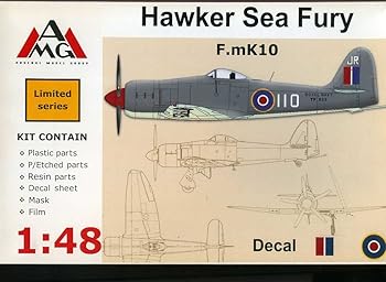 【中古】【39shop】アーゼナル★1/48 シーフューリーF Mk.10 RAN プラモデル ASE48601(非常に良い)｜アトリエ絵利奈