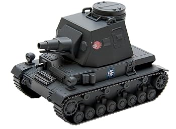【中古】エブロ ガールズ&パンツァー ドイツ IV号戦車D型 ノンスケールモデル全長約95mm プラモデル 30001