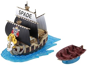 【中古】ワンピース 偉大なる船グランドシップコレクション スペード海賊団の海賊船 プラモデル