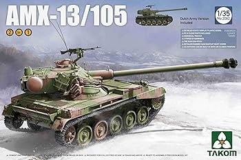 【中古】TAKOM 1/35 フランス軍 AMX-13/105 軽戦車 プラモデル TKO2062